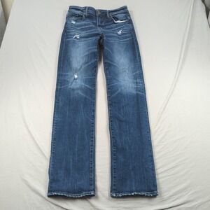 American Eagle Jeans Mens 30x34 Blue Original Boot Cut Western Cowboy Casual